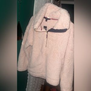 Pink Furry Tommy Hilfiger Sherpa